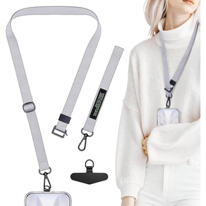 image:imageTENOC Adjust Length Phone Crossbody Strap Detachable Cellphone Wrist Strap Universal Phone LanyardGray