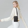 image:imageTENOC Mini Crossbody Phone Bag Adjustable Cell Phone Purses Travel Shoulder Bag Fit 69 CellphoneKeysEarbudsPassportBlack