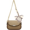 image:imageTENOC Purse Extender Chain Crossbody Bag Charm Bow Ribbon Handbag DIY Decoration Accessories01Beige