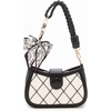 image:imageTENOC Purse Extender Chain Crossbody Bag Charm Bow Ribbon Handbag DIY Decoration Accessories01Black