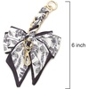 image:imageTENOC Purse Extender Chain Crossbody Bag Charm Bow Ribbon Handbag DIY Decoration Accessories01Black