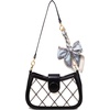 image:imageTENOC Purse Extender Chain Crossbody Bag Charm Bow Ribbon Handbag DIY Decoration Accessories01Blue