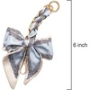 image:imageTENOC Purse Extender Chain Crossbody Bag Charm Bow Ribbon Handbag DIY Decoration Accessories01Blue