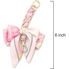 image:imageTENOC Purse Extender Chain Crossbody Bag Charm Bow Ribbon Handbag DIY Decoration Accessories01pink