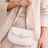 image:imageTENOC Purse Extender Chain Crossbody Bag Charm Bow Ribbon Handbag DIY Decoration Accessories02Pink