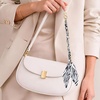 image:imageTENOC Purse Extender Chain Crossbody Bag Charm Bow Ribbon Handbag DIY Decoration Accessories02Zebra