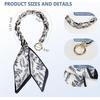 image:imageTENOC Purse Extender Chain Crossbody Bag Charm Bow Ribbon Handbag DIY Decoration Accessories02black