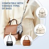 image:imageTENOC Purse Extender Chain Crossbody Bag Charm Bow Ribbon Handbag DIY Decoration Accessories02black