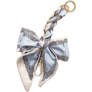 image:imageTENOC Purse Extender Chain Crossbody Bag Charm Bow Ribbon Handbag DIY Decoration Accessories01Blue