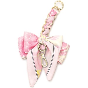 image:imageTENOC Purse Extender Chain Crossbody Bag Charm Bow Ribbon Handbag DIY Decoration Accessories01pink