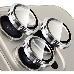 image:imageTENOC Camera Lens Protector for iPhone 15 Pro amp 15 Pro Max BlackSilver