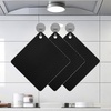 image:imageTENOC Silicone NonSlip Heat Resistant amp WaterTrapping Trivet Mats for Hot Pots amp Pans amp Dishes amp Cookware Multipurpose Kitchen Table Coaster 71 Inch BlackBlack