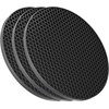 image:imageTENOC Silicone NonSlip Heat Resistant amp WaterTrapping Trivet Mats for Hot Pots amp Pans amp Dishes amp Cookware Multipurpose Kitchen Table Coaster 71 Inch BlackBlack