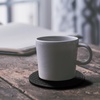 image:imageTENOC Silicone NonSlip Heat Resistant amp WaterTrapping Trivet Mats for Water Glasses amp Teacup amp Coffee Cup amp Dishes amp Cookware Multipurpose Kitchen Table Coaster 35Inch BlackBlack