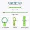 image:imageTENOC Spiral Coil Spring Keychain Antilost Key Chain Holder Lanyard Cord with Lobster ClaspGreen