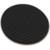 image:imageTENOC Silicone NonSlip Heat Resistant amp WaterTrapping Trivet Mats for Water Glasses amp Teacup amp Coffee Cup amp Dishes amp Cookware Multipurpose Kitchen Table Coaster 35Inch BlackBlack