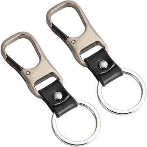 image:imageTENOC Leather Keychain Key Holder Mens Belt Key Chain Ring Car Keychain Keys Ring