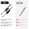 image:image3 Pack Adhesive Pen Holder Silicone Oval Black