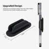 image:image3 Pack Adhesive Pen Holder Silicone Oval Black
