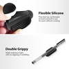 image:image3 Pack Adhesive Pen Holder Silicone Oval Black
